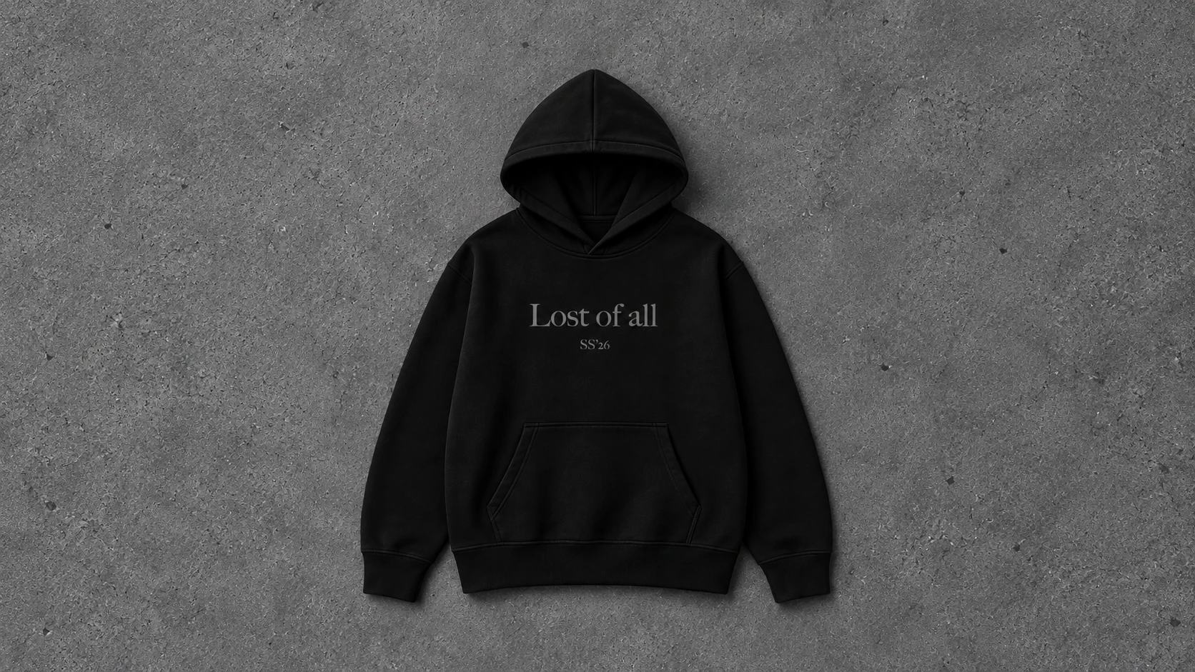 BLACK WINGS HOODIE