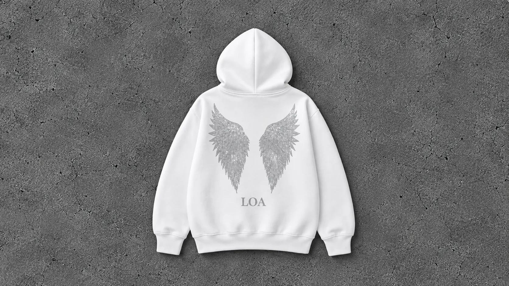 WHITE WINGS HOODIE — фото 2