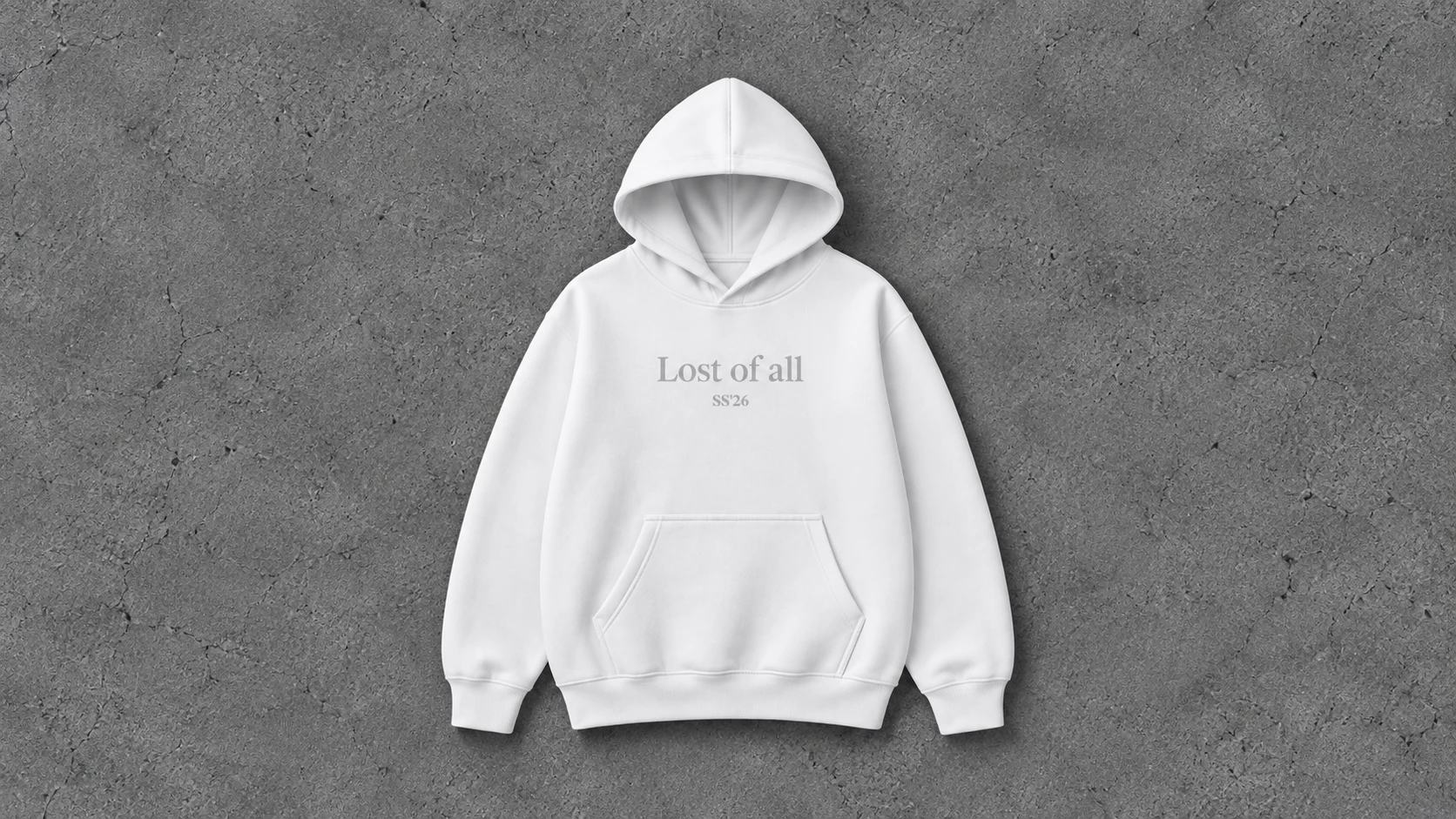 WHITE WINGS HOODIE